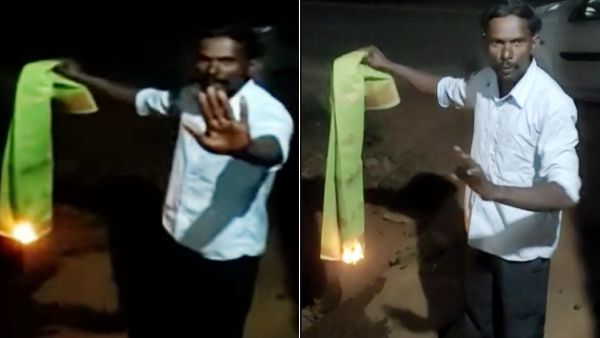 கர்நாடகா தேர்தல்.. தமிழக பாஜக பொறுப்பாளர் சிடி ரவி தொகுதியில் சேலை கிப்ட்.. தீயில் எரித்த மக்கள் 