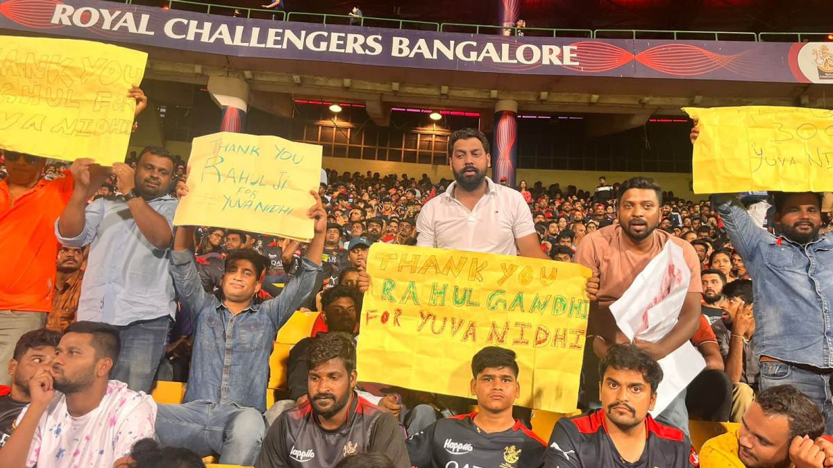 RCB-KKR போட்டி.. கோலியை விட ராகுல் காந்திக்கு குவிந்த ஆதரவு! கவனிச்சீங்களா.. ஆஹா.. காரணம் இதுதான்! 