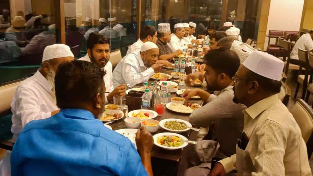 Vck president Thirumavalavan fasts by eating sahar food 