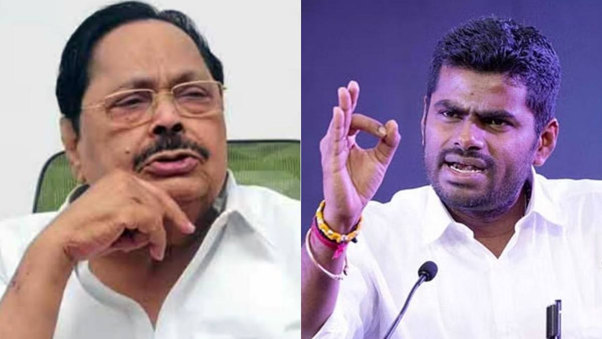 சொத்து பட்டியல்..வந்து விழுந்த கேள்வி.. அப்படியே பார்த்த துரைமுருகன்!  அண்ணாமலைக்கு சிரித்தபடி பதில் | Minister Durai Murugan's reply to BJP  President Annamalai who ...