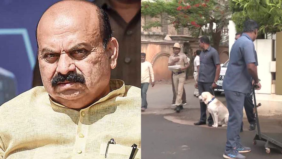 காலையிலேயே டென்ஷன்.. முதல்வர் பசவராஜ் பொம்மையின் வீட்டை சூழ்ந்த போலீஸ்.. ஒரே பரபரப்பு 
