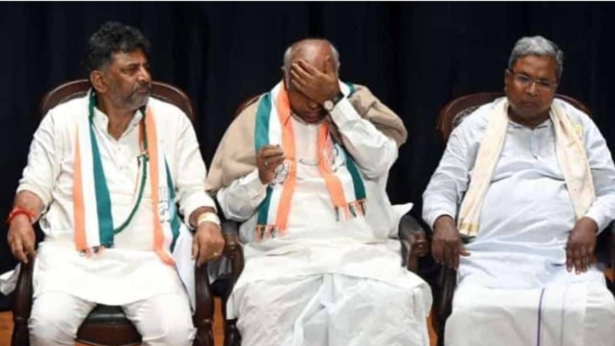 செம ட்விஸ்ட்.. எனக்கு இல்லாத பதவி சித்தராமையாவுக்கு வேண்டாம்! கார்கேவை முதல்வராக்கும் சிவக்குமார்? 