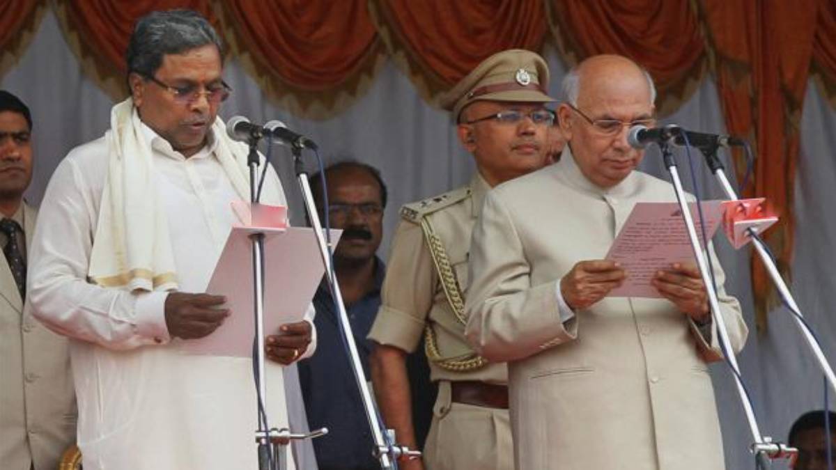 ‛சிஎம்’ பதவியை பறிக்கும் விதானசவுதா படிகள்..பதவியேற்கும் இடத்தை மாற்றிய சித்தராமையா! ‛திடுக்’ வரலாறு