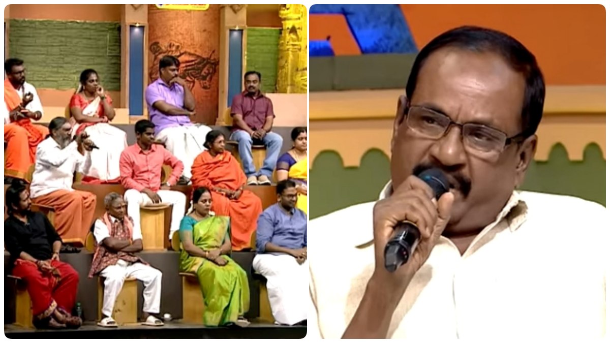 தமிழா தமிழாவில் மாரிமுத்து மிரட்டல்.. ஜோதிடம் விஷயத்தில் நறுக்கென்று