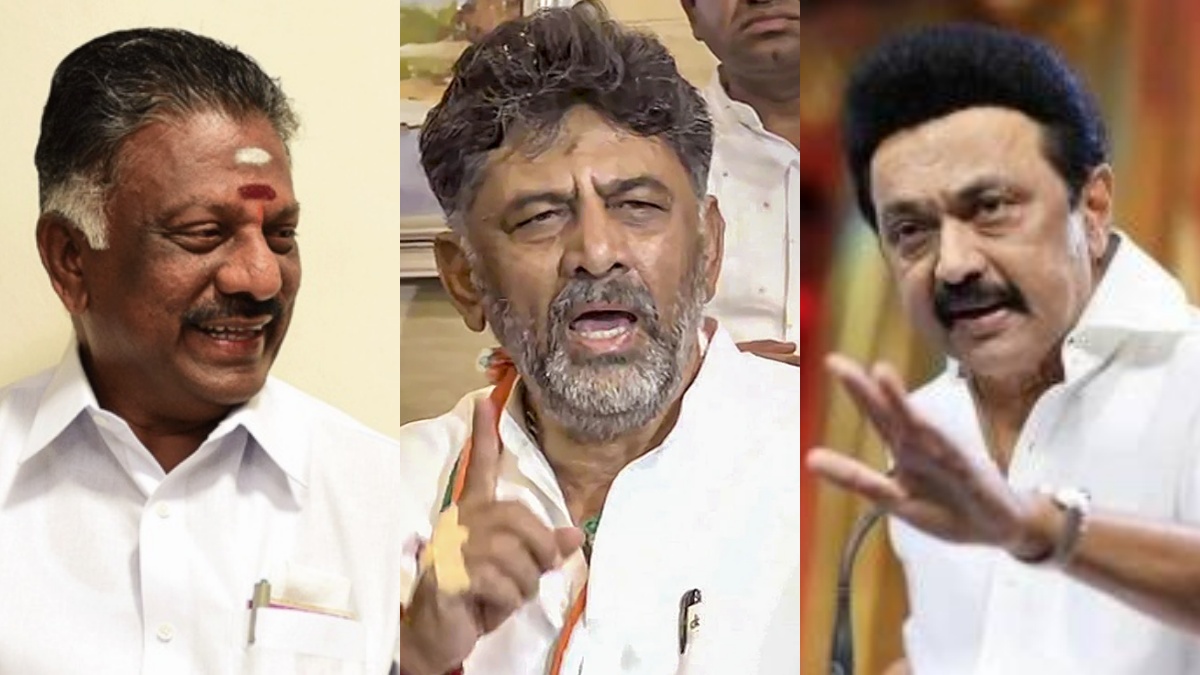 தப்பு பண்ணிட்டீங்க.. பாயிண்டை பிடித்த ஓபிஎஸ்! டிகே சிவகுமார் பேச்சை வைத்து ஸ்டாலினிடம் கேள்வி 