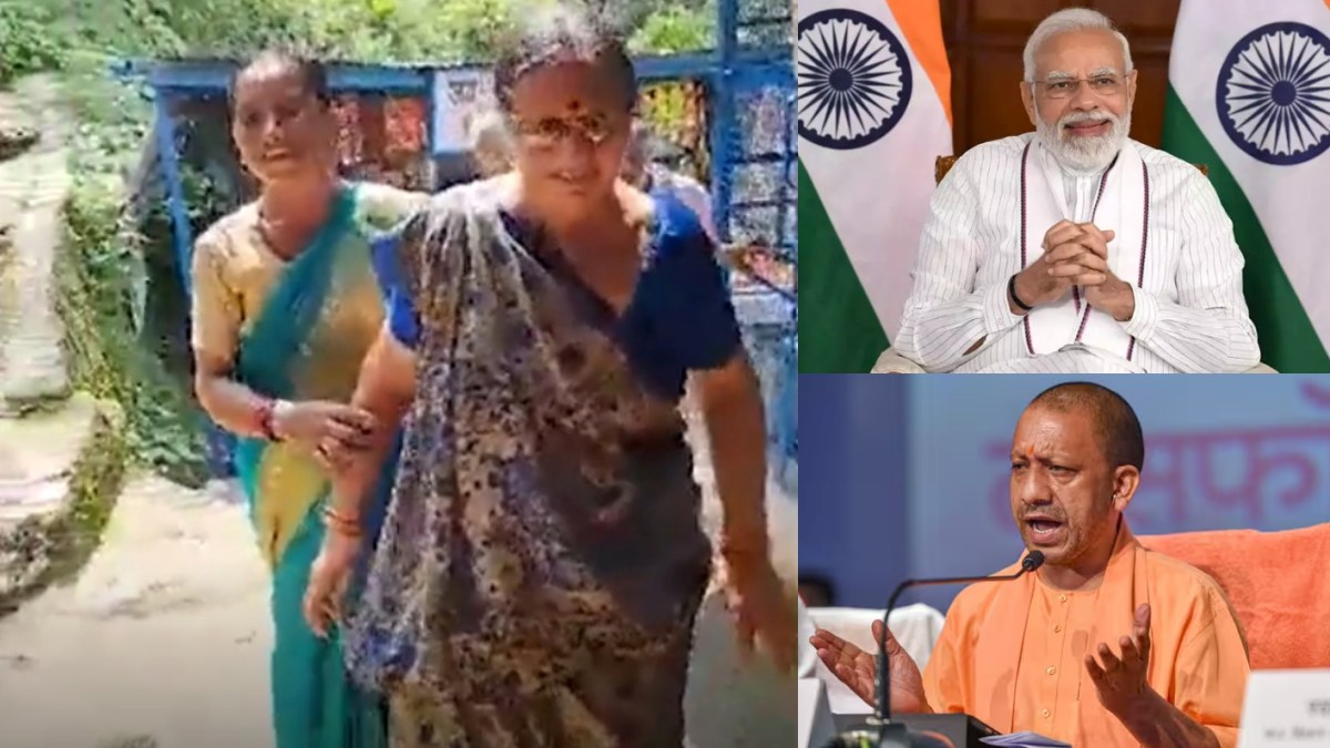 எவ்வளவு எளிமை பாருங்க! இவர்கள் தான் பிரதமர் மோடி, உபி முதல்வர் யோகியின் சகோதரிகள்! பரவும் வீடியோ 