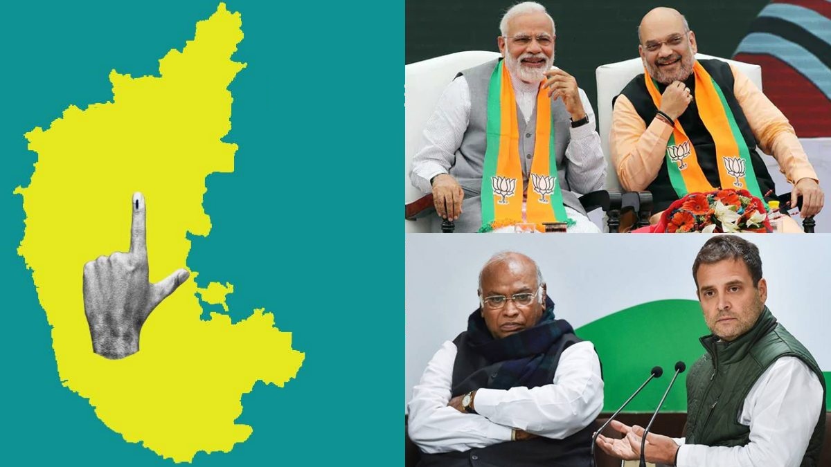 காங்கிரசுக்கு பெரிய ஷாக்! கர்நாடகாவில் அதிக இடங்களில் வெல்லும் பாஜக! இது லோக்சபா தேர்தல் சர்வே 