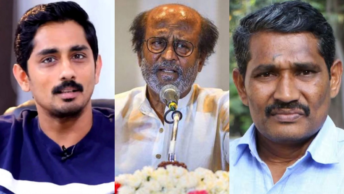 சித்தார்த்தை தொந்தரவு செய்த கன்னட அமைப்பினர்.. நடிகர் ரஜினிகாந்த் பேசாதது ஏன்? வன்னி அரசு கேள்வி 