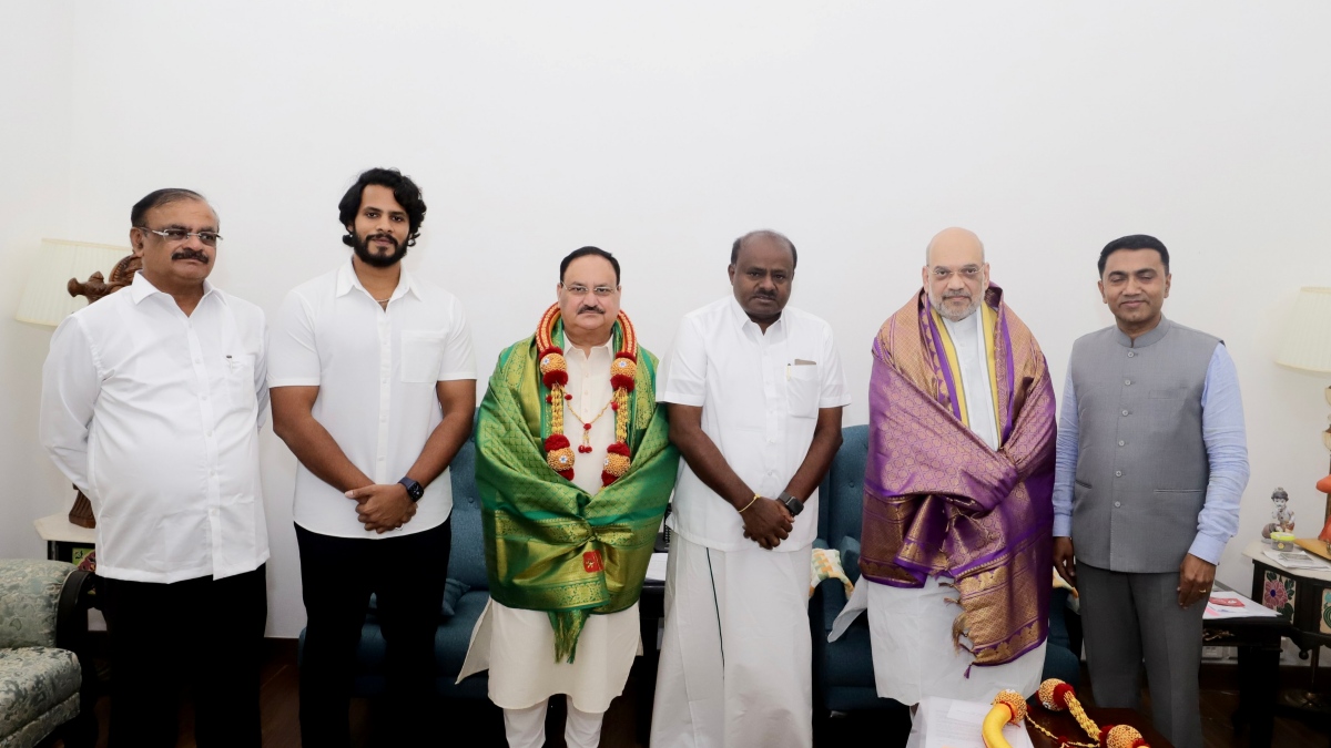 லோக்சபா தேர்தல்: பாஜக கூட்டணியில் சரணாகதி அடைந்தது குமாரசாமியின் மஜத- டெல்லி சந்திப்பில் பரபர! 