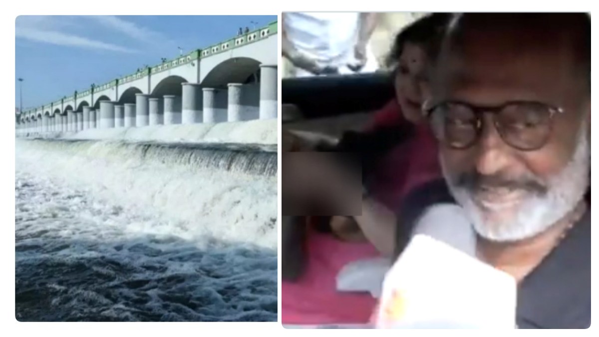 கிரேட் எஸ்கேப்! காவிரி குறித்து வந்து விழுந்த கேள்வி.. ஷாக்கான நடிகர் ரஜினிகாந்த்! ரியாக்சனை பாருங்க 