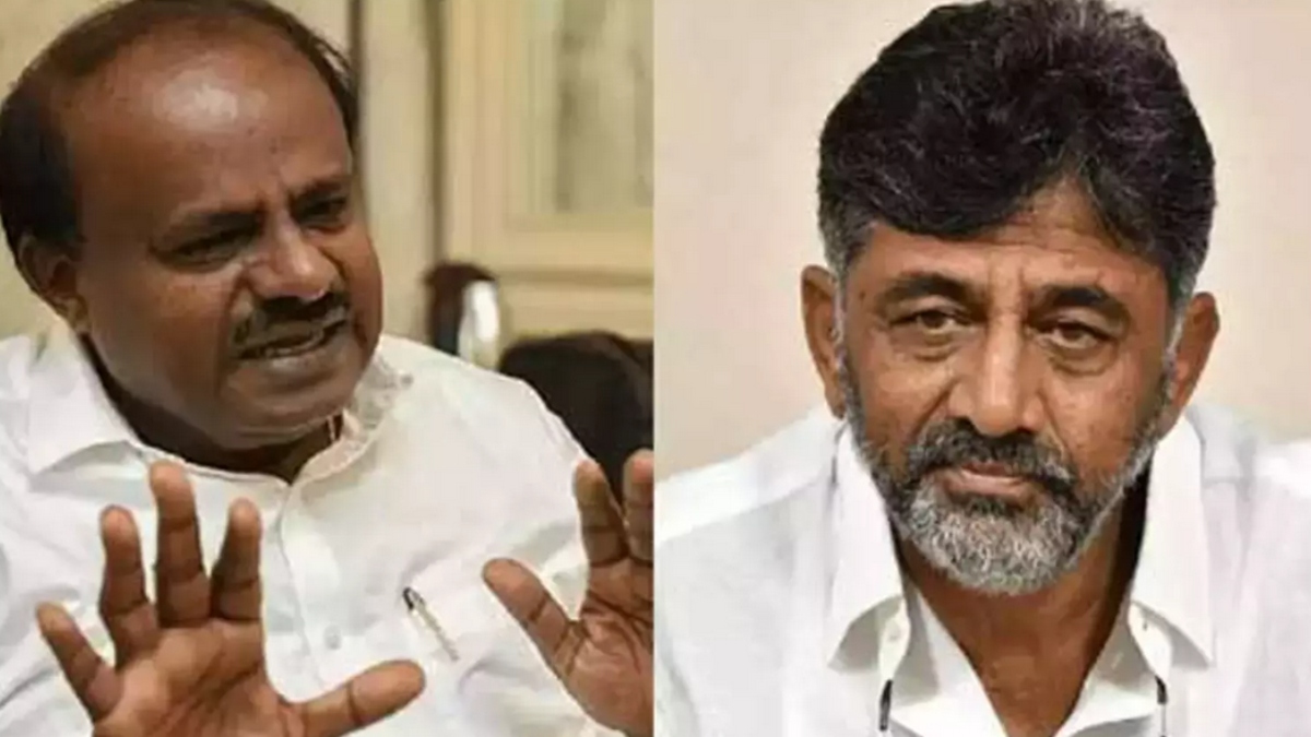 கர்நாடகா: 60 எம்எல்ஏக்களுடன் பாஜகவுக்கு தாவும் டி.கே. சிவகுமார்? விடாமல் கொளுத்திப் போடும் குமாரசாமி 