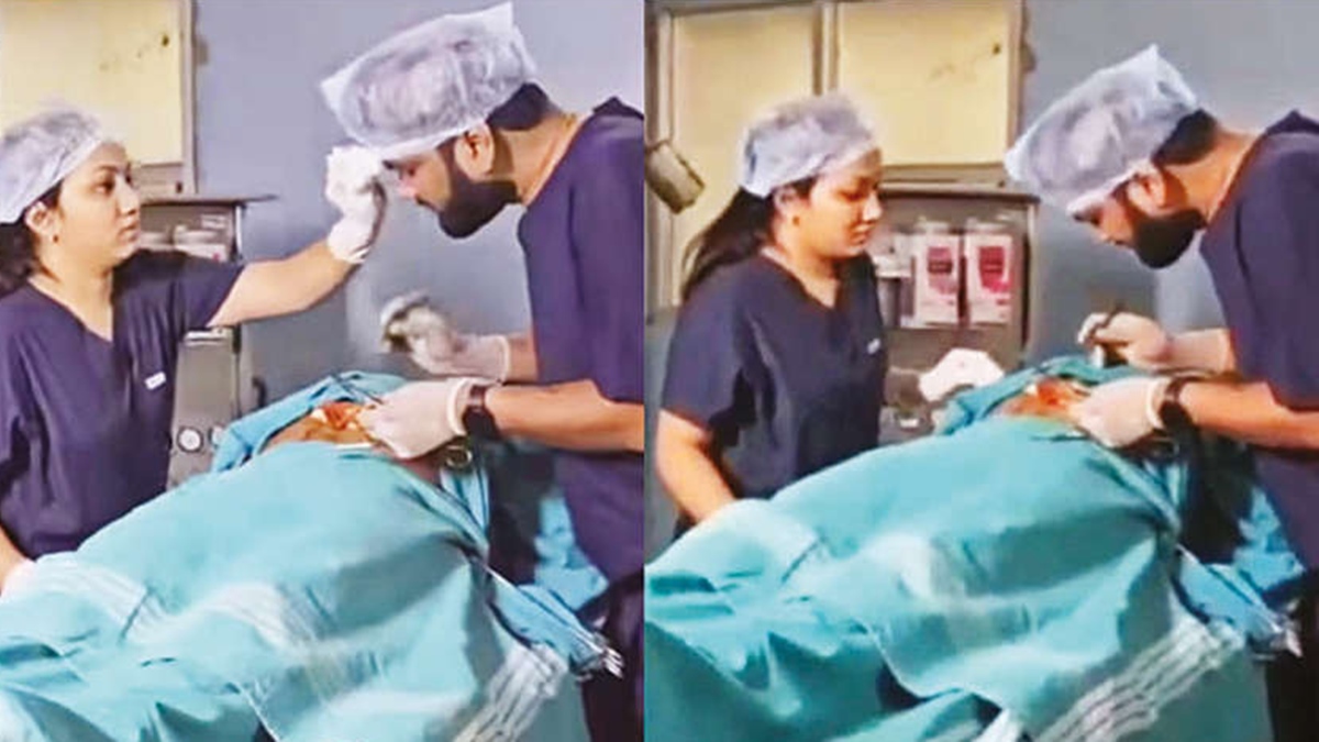  வருங்கால மனைவியுடன் ஆபரேஷன் தியேட்டரில் 'ப்ரீ வெட்டிங் போட்டோஷூட்'.. இறுதியில் டாக்டருக்கு ட்விஸ்ட்
