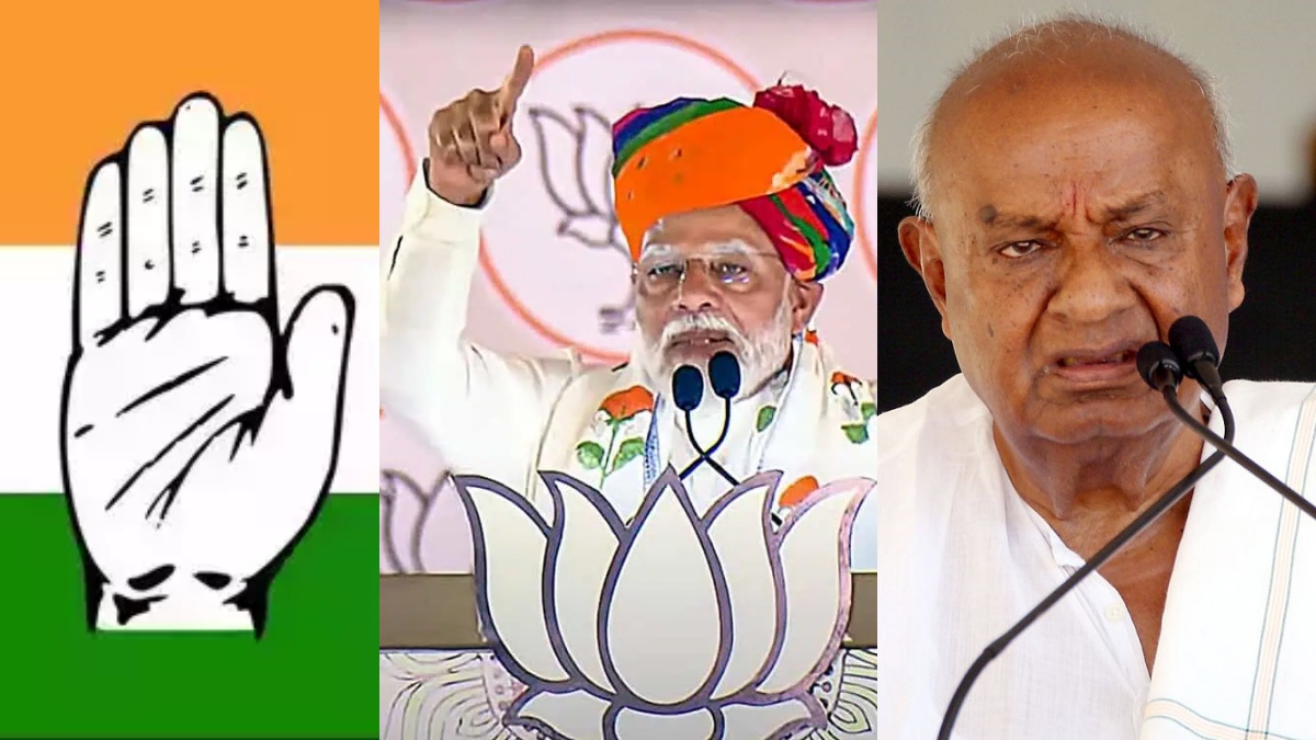 முஸ்லிம்களுக்கு ஓபிசி ஸ்டேடஸ் கொடுத்தது காங்கிரஸ்.. மோடி பேச்சு.. கூட்டணியிலுள்ள தேவகவுடா ஷாக் 