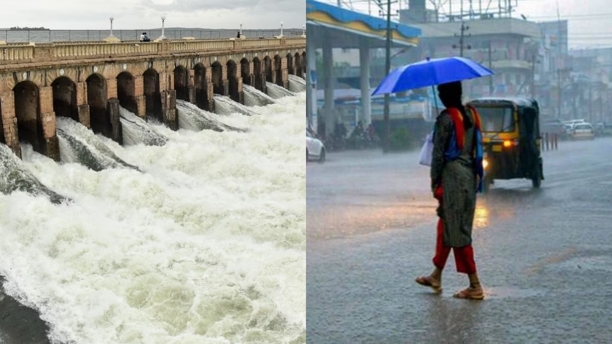 கர்நாடகாவில் கொட்டும் கனமழை.. காவிரியில் பெருக்கெடுத்து ஓடும் வெள்ளம்..இன்று கூடும் மேலாண்மை ஆணையம்! 