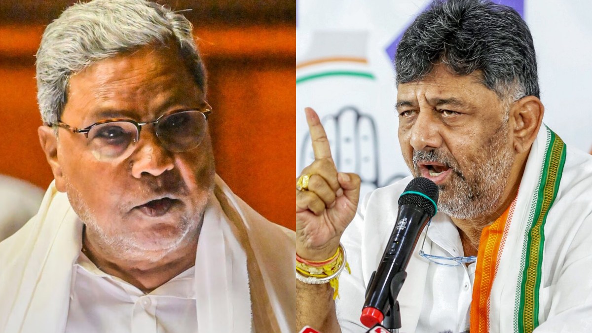 கர்நாடகா சிஎம் 'நாற்காலிக்கு சண்டை போடும்' சித்து vs டிகேஎஸ் கோஷ்டி.. 