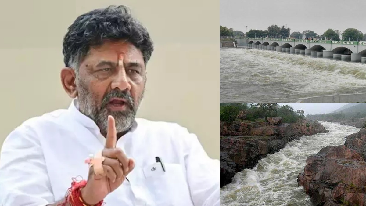 காவிரி நதி நீர் பரபரக்கு நடுவே.. மேகதாது அணை பிரச்சினையை கிளப்பும் கர்நாடகாவின் டிகே சிவக்குமார் 