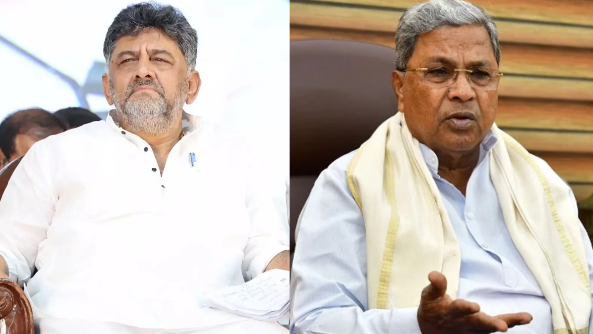 'துணை முதல்வர்'... மடியில் கட்டிய பூனை மாதிரி.. ஒரே கோவிலில் டிகே சிவகுமாரிடம் சித்தராமையா பட்டபாடு! 