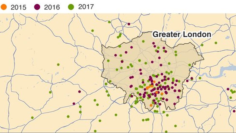 லண்டனை சுற்றி பூனை கொலையாளியால் பாதிக்கப்பட்டவர்களின் விபரம்