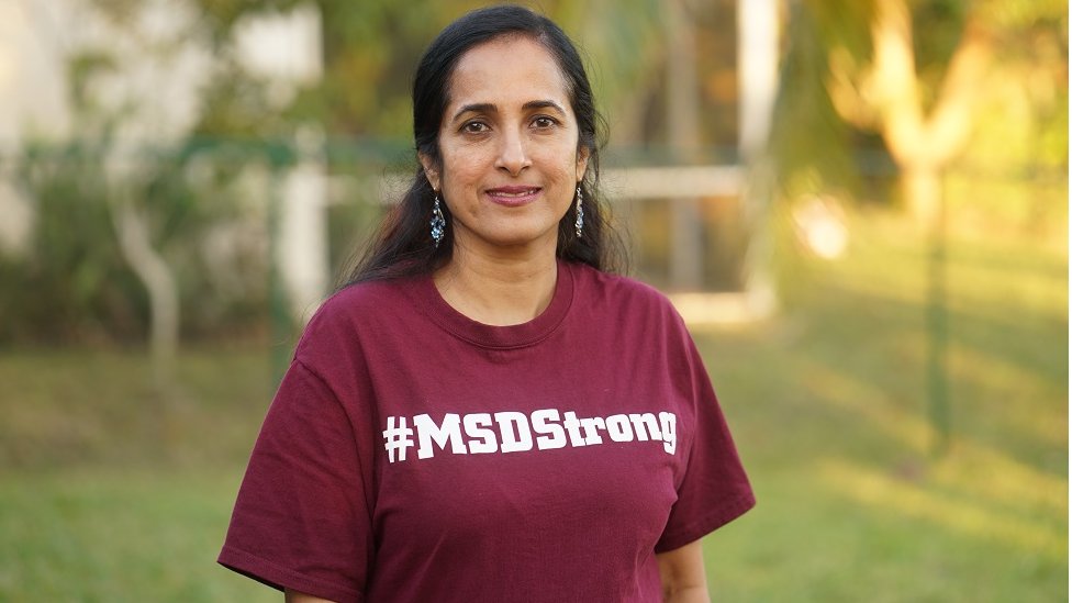 தமிழ் ஆசிரியை சாந்தி விஸ்வநாதன்