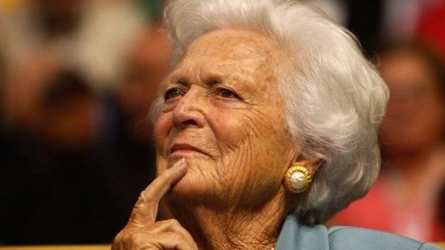 ஜார்ஜ் புஷின் தாயாருக்கு இறுதி அஞ்சலி