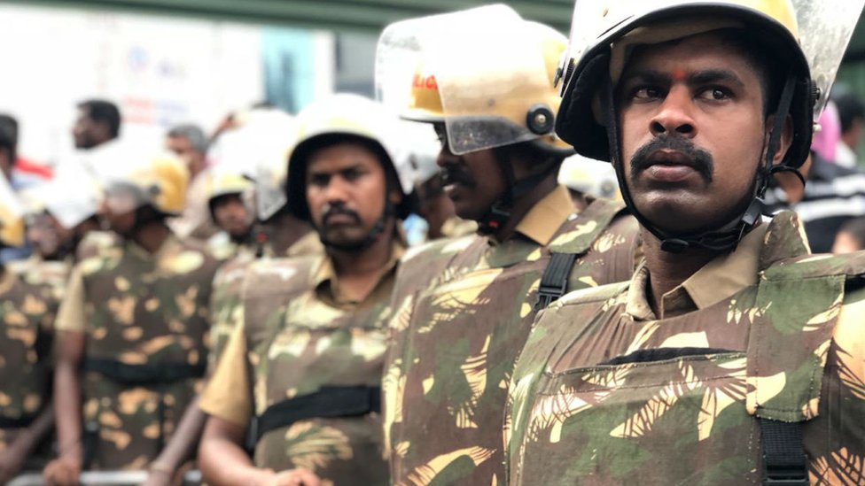 சென்னை முழுவதும் பாதுகாப்பு பலப்படுத்தப்பட்டுள்ளது.