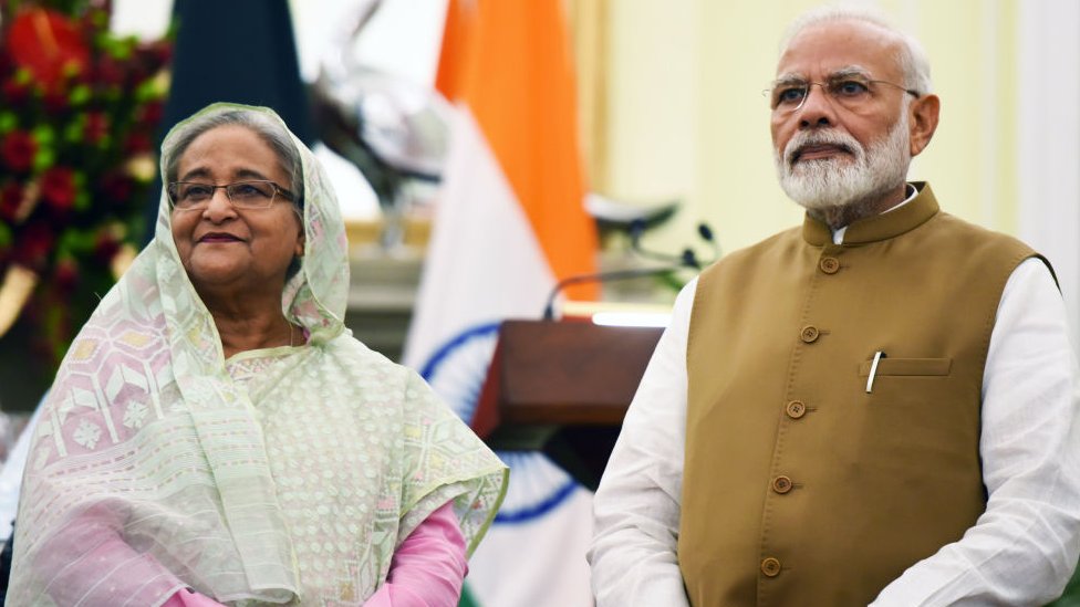 ஷேக் ஹசினா மற்றும் மோடி