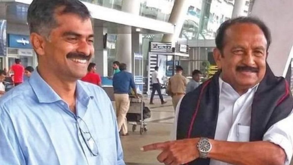 வைகோ மற்றும் அவரின் மகன்