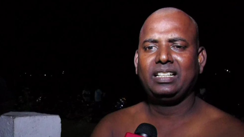 உயிரிழந்த மாணவர் விஷ்வ ராஜன் தந்தை கார்த்திக்