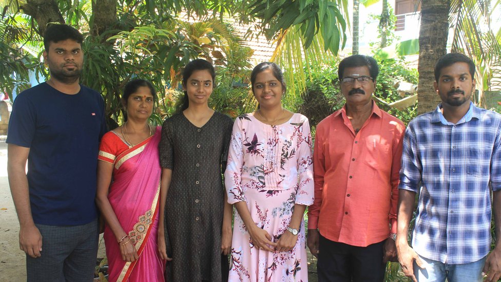 Dharsika with family