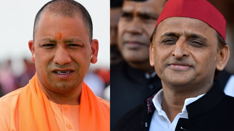 யோகி ஆதித்யநாத் - அகிலேஷ் யாதவ்