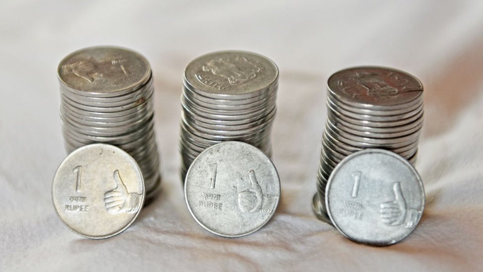 சேலம் - ஒரு ரூபாய் நாணயங்கள்