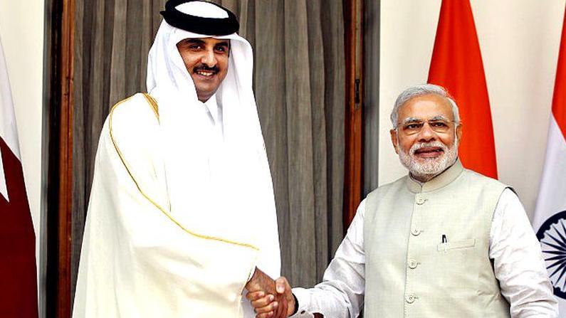 கத்தார் சிறையில் இந்திய கடற்படை அதிகாரிகள்